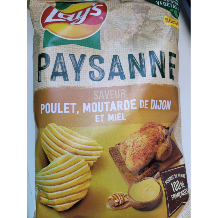 LAYS PAYSANNE POULET MOUTARDE MIEL 120G