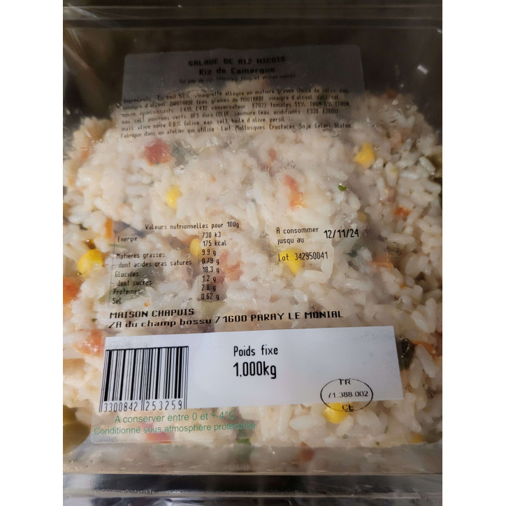 SALADE DE RIZ NICOIS 1KG