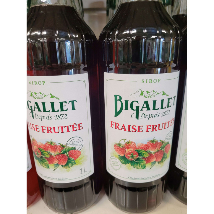 SIROP BIGALLET 1L FRAISE