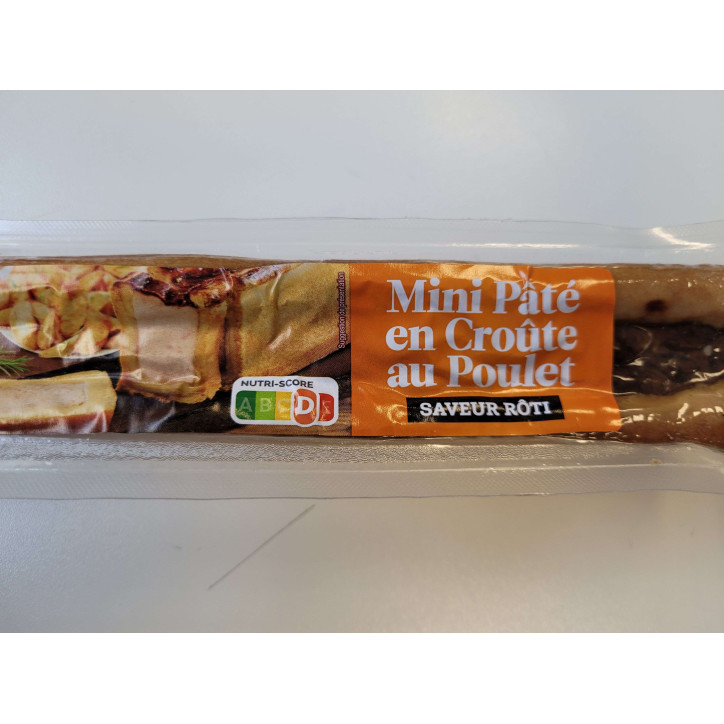 MINI PATE CROUTE POULET ROTI 450G