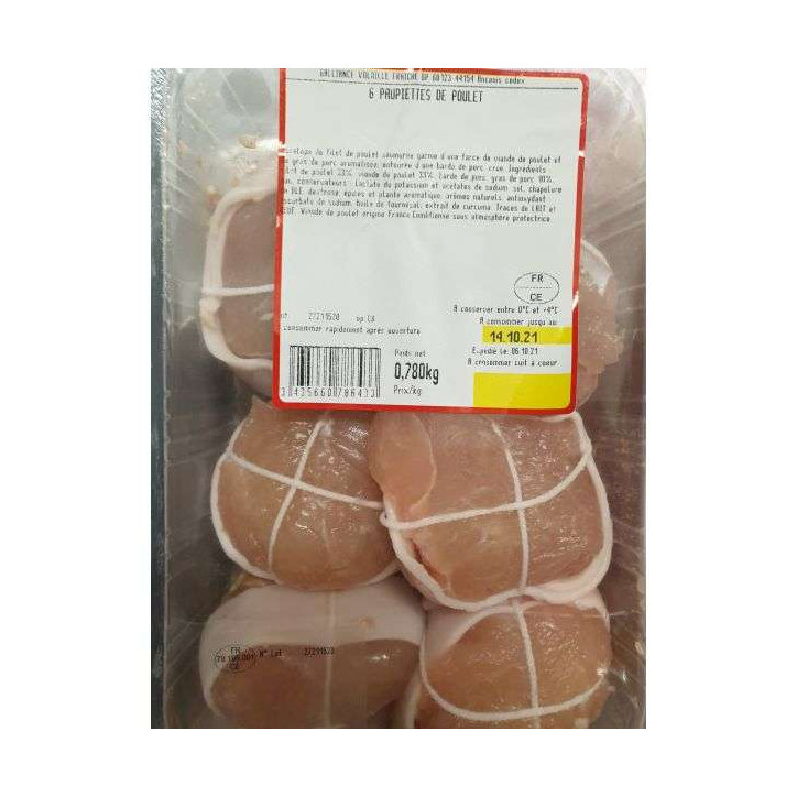6 PAUPIETTES 780GR