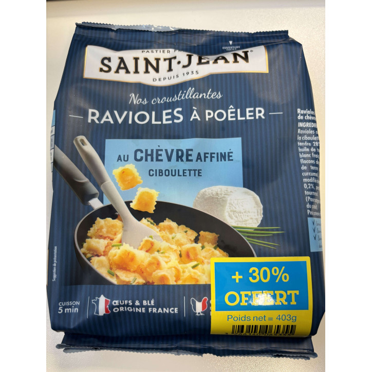 RAVIOLES CHEVRE 403GR