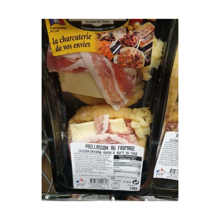 PAILLASSON AU FROMAGE 400G