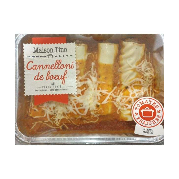 CANNELLONI BOEUF 750GR