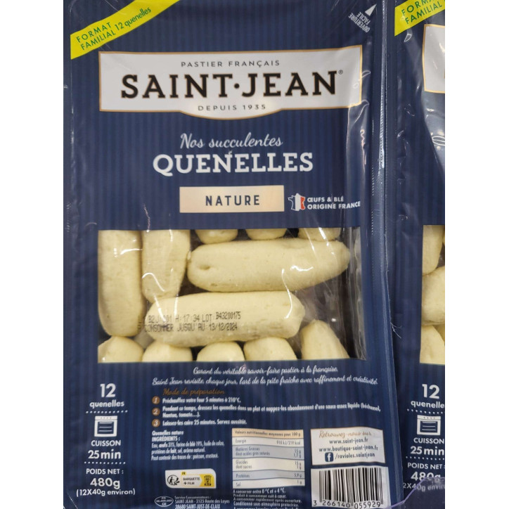 12 QUENELLES ST JEAN 480G
