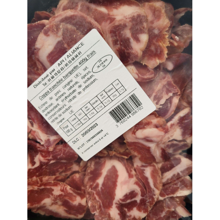 COPPA TRANCHEE 400G