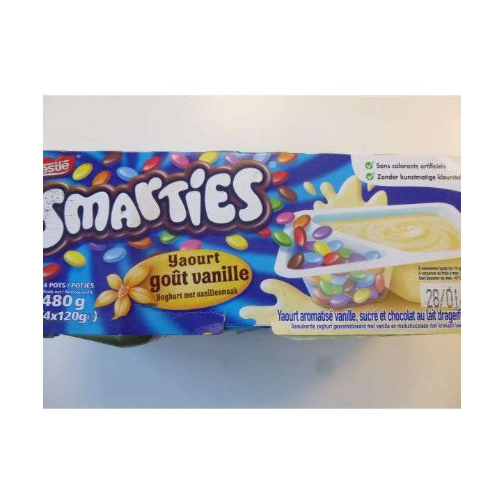 YAOURT AUX SMARTIES