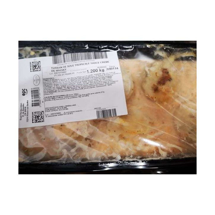 TURBAN SOLE TROPICALE CREME DE WHISKY 1.2KG