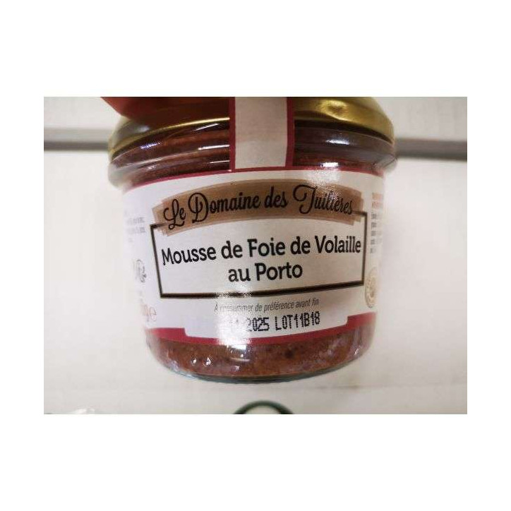 MOUSSE DE FOIE DE VOLAILLE PORTO 180GR