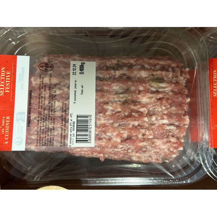 FARCE AUX MARRONS 400G