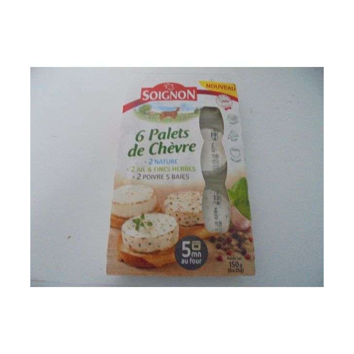 6 PALETS DE CHÈVRE 150G