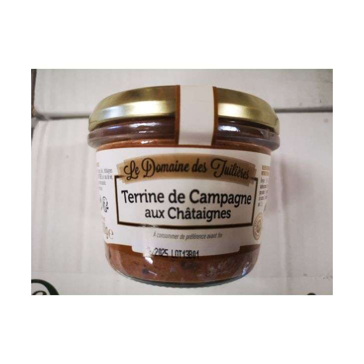 TERRINE DE CAMPAGNE CHATAIGNE 180GR