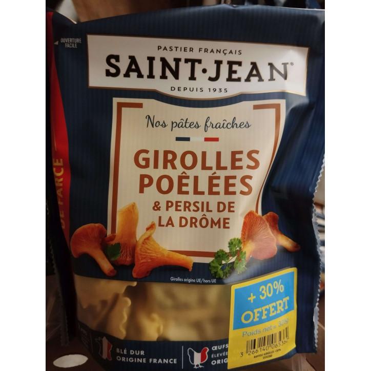 RAVIOLI GIROLLES 325G