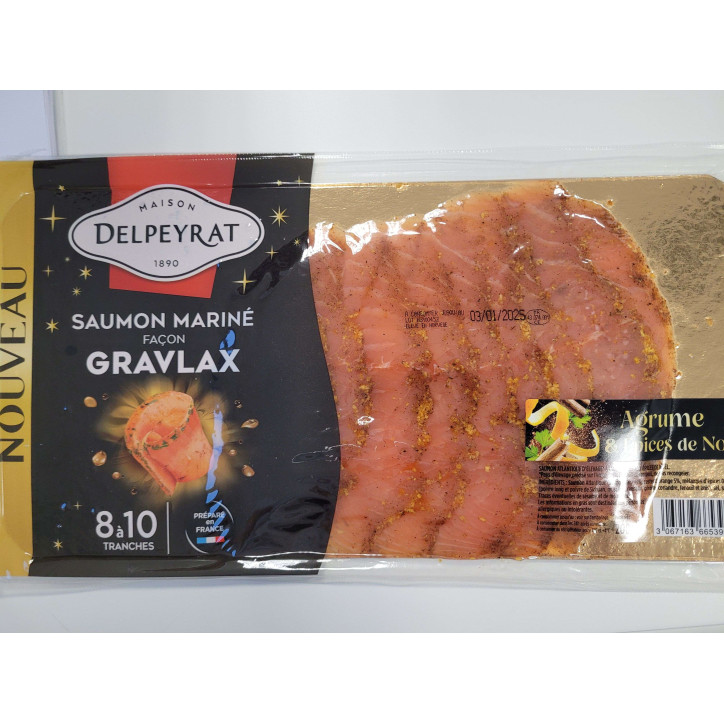 SAUMON MARINE AGRUMES et EPICES 200G