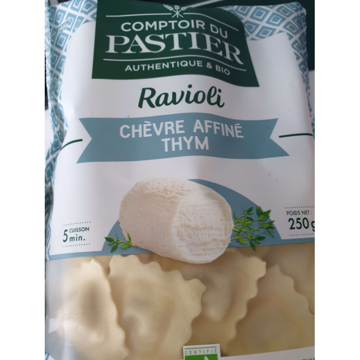 RAVIOLI CHEVRE THYM 250G