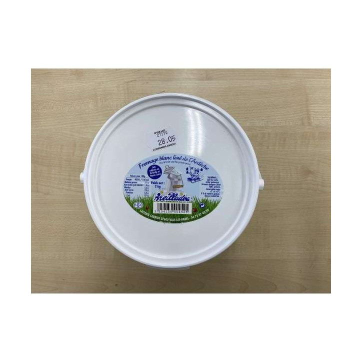 FROMAGE BLANC BATTU 2 KGS