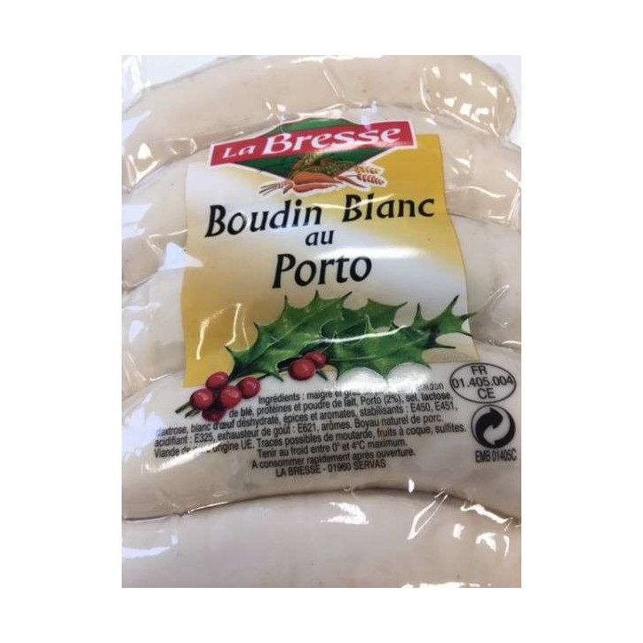 BOUDIN BLANC AU PORTO 1 KG