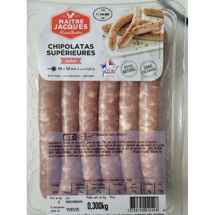 CHIPOLATAS SUPERIEURES 300G