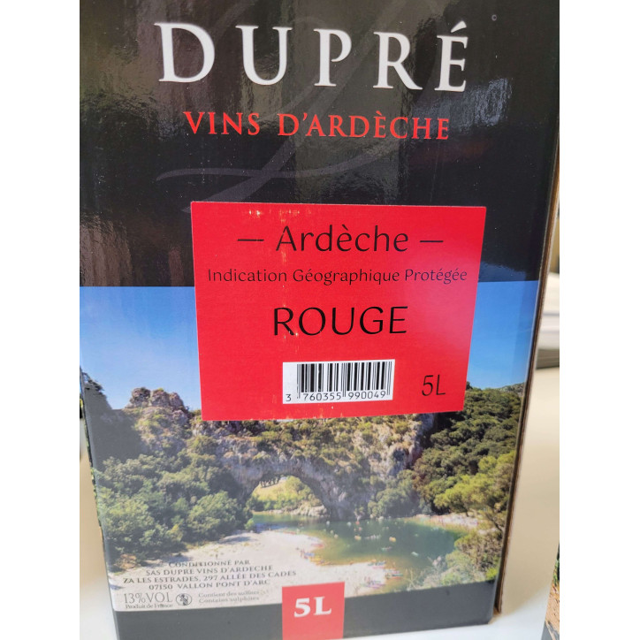 ROUGE ARDÈCHE 5L