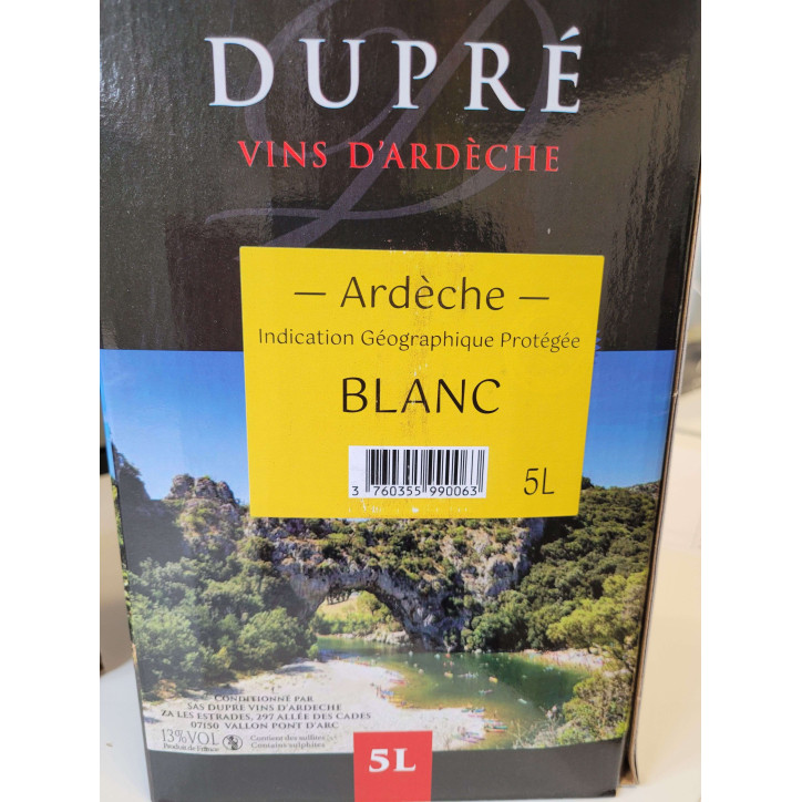 BLANC ARDÈCHE 5L