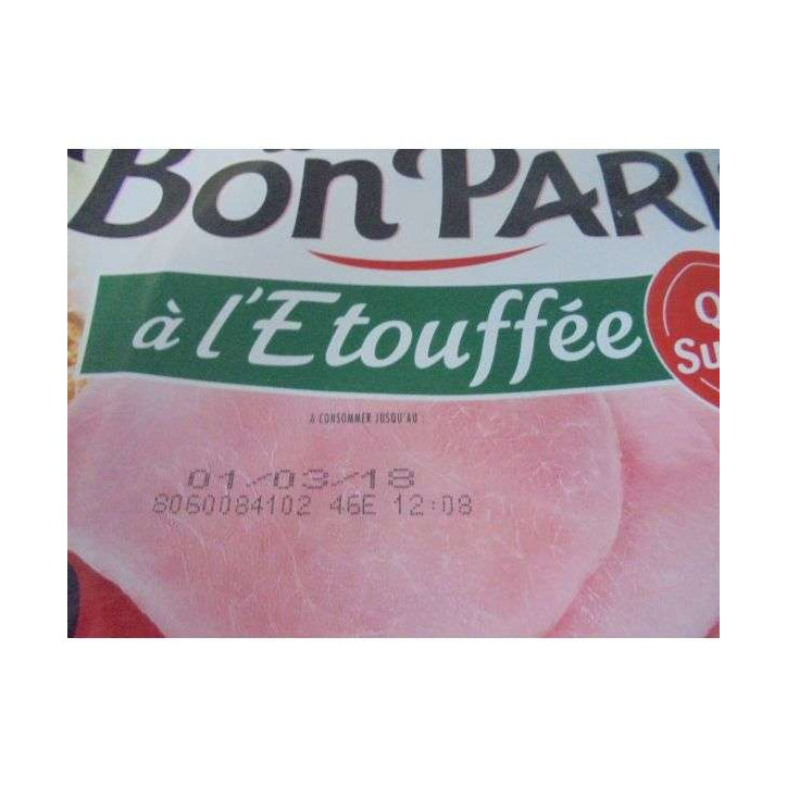JAMBON CUIT A  L ETOUFFEE 425 GR