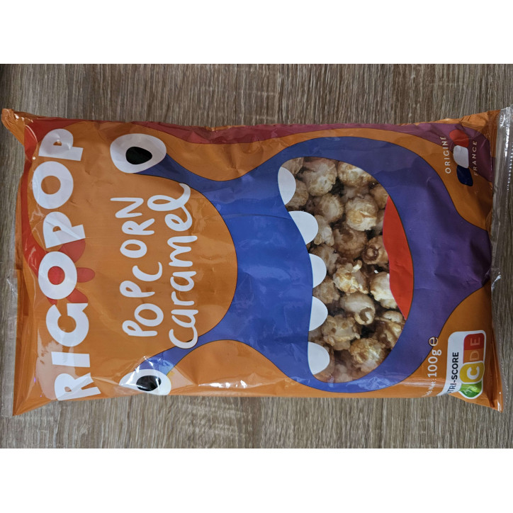 POP CORN CARAMEL RIGOPOP 100 GRS 