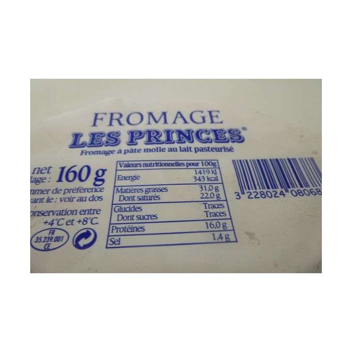 FROMAGE LES PRINCES 160 GR