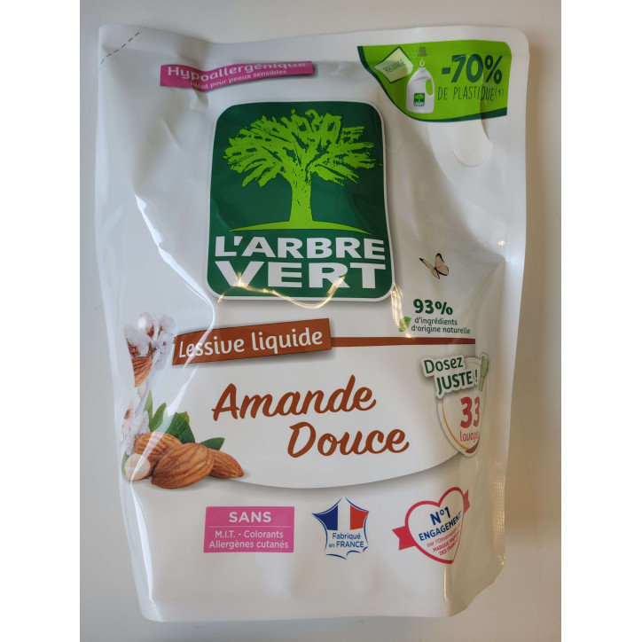 RECHARGE LESSIVE AMANDE 1.5L