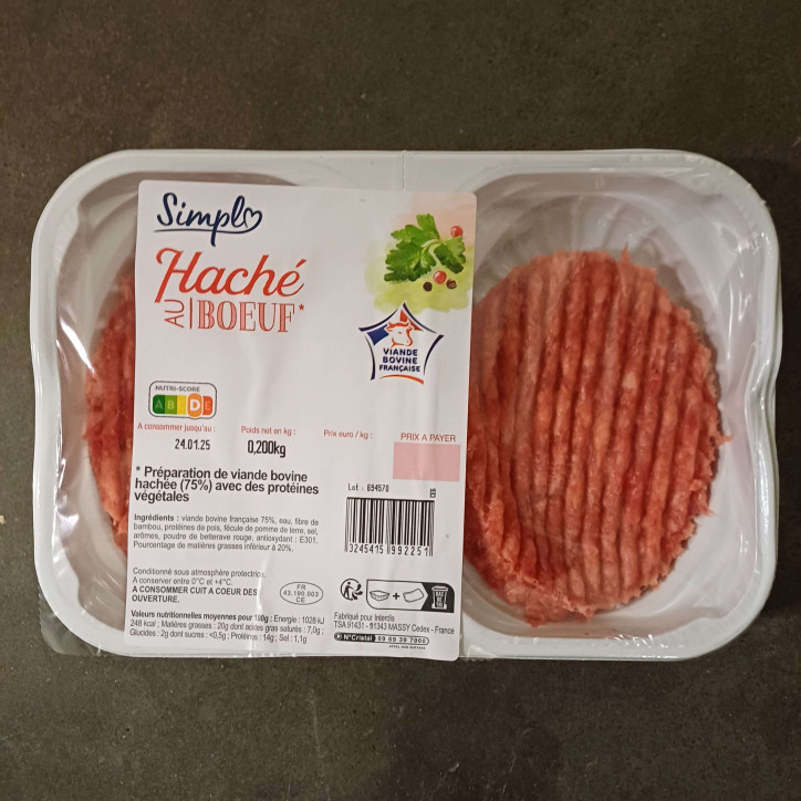 STEAKS HACHES 200G
