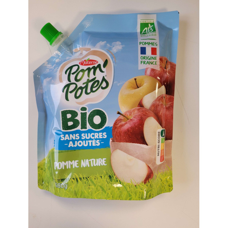 POM'POTES BIO POMME 600G