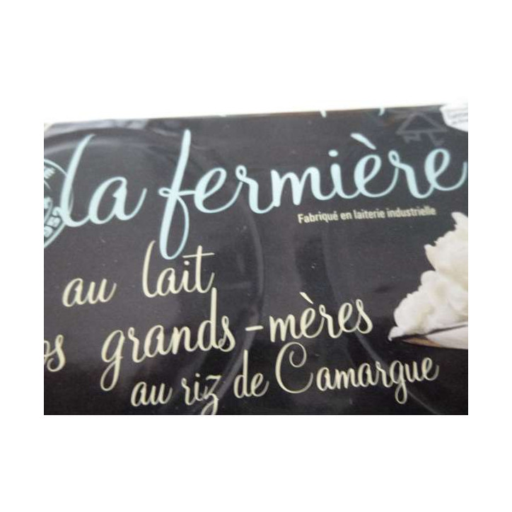 LA FERMIERE RIZ AU LAIT NATURE