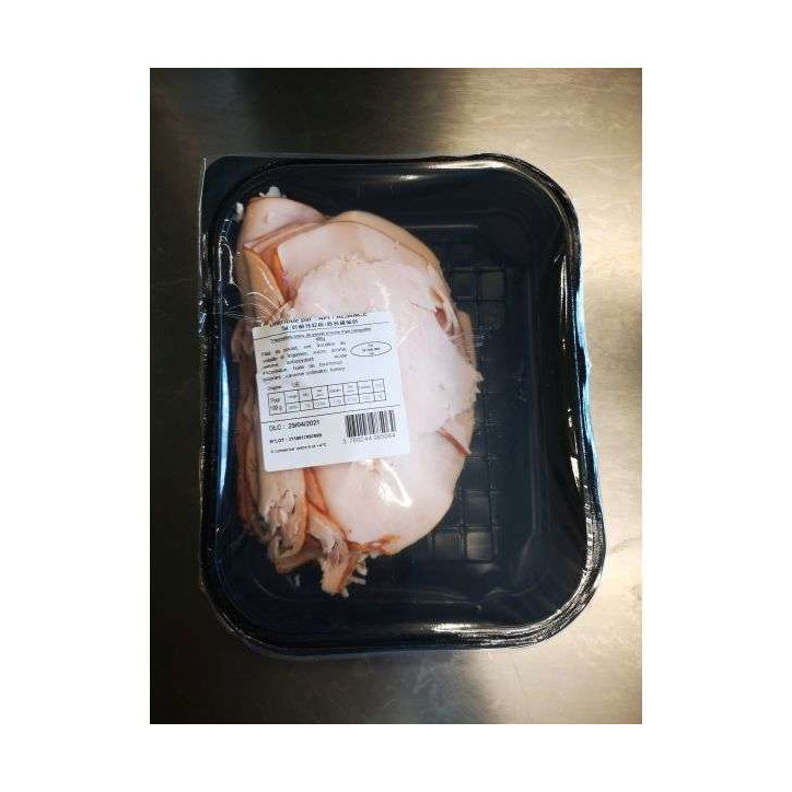 TRANCHETTES BLANC POULET 400G