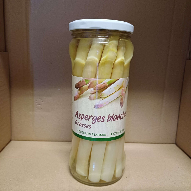 ASPERGES BLANCHES PELEES 320GR