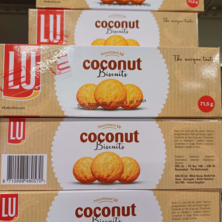 BISCUIT COCONUT LU 71.5GRS