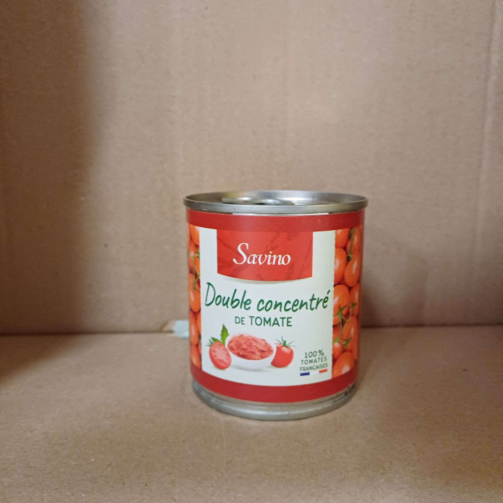 DOUBLE CONCENTRE DE TOMATE 140GR