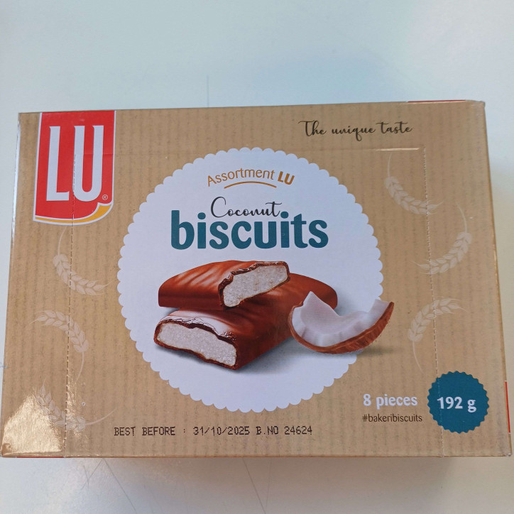 LU BISCUIT NOIX DE COCO 192 GRS 