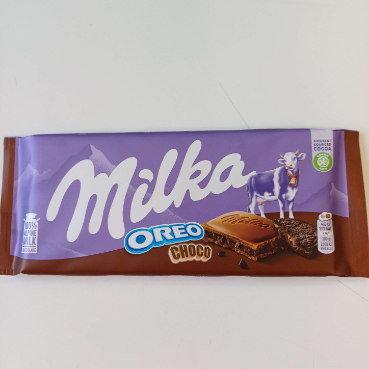 MILKA OREO CHOCOLAT 100GRS 