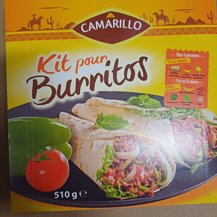 KIT POUR BURRITOS PAQUET 510G
