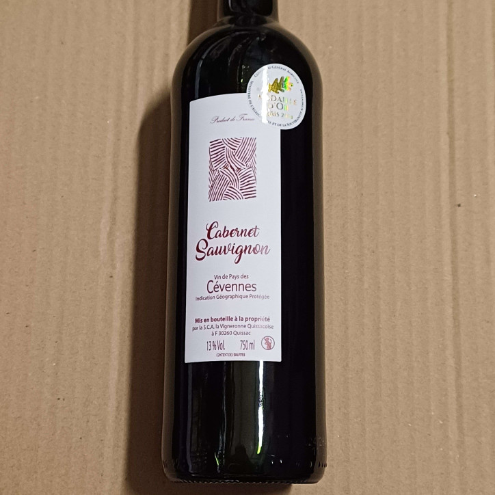 CABERNET SAUVIGNON ROUGE 75CL IGP