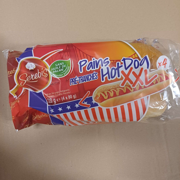 PAIN HOT DOG XXL 320G