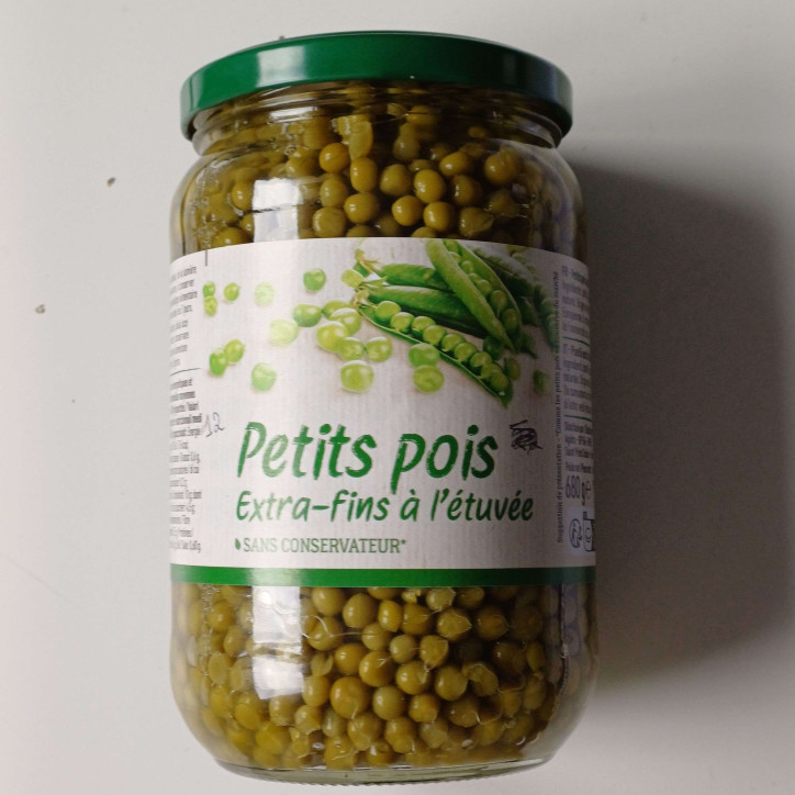 PETIT POIS ETUVEE 445G