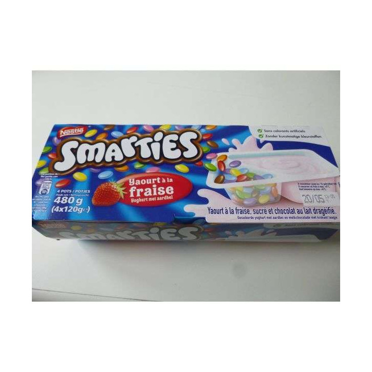 SMARTIES FRAISE SPLIT X 4