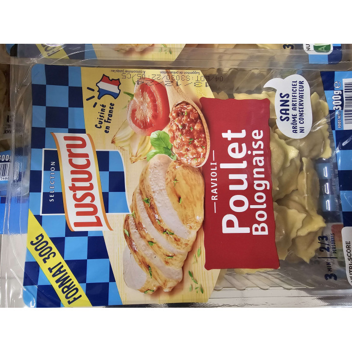 RAVIOLI POULET BOLOGNAISE 300G