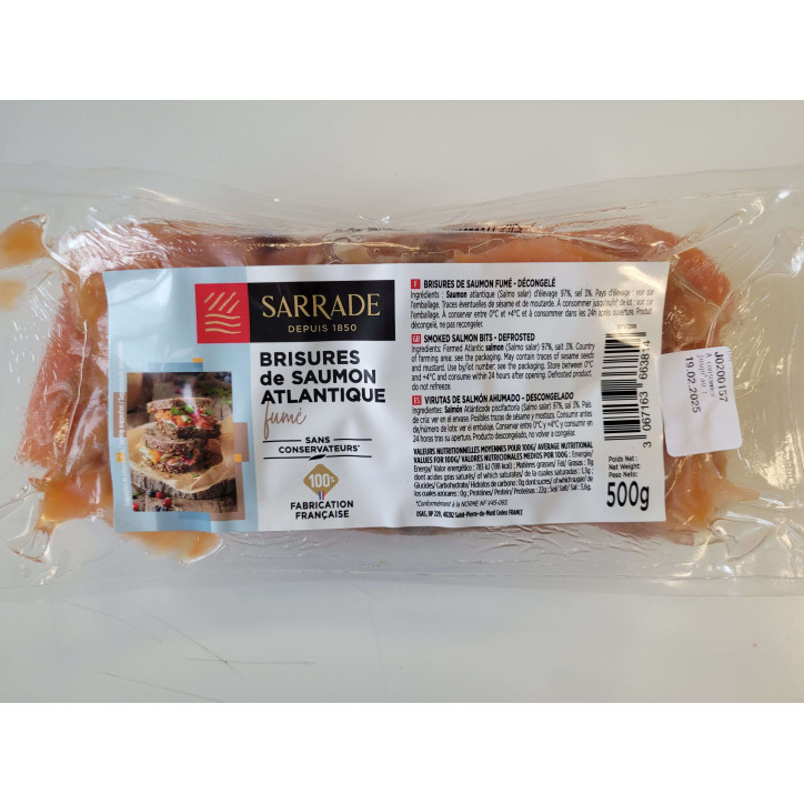 BRISURES DE SAUMON 500G