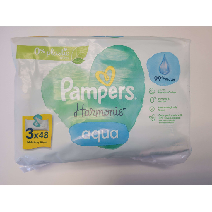 LINGETTES PAMPERS 3X48