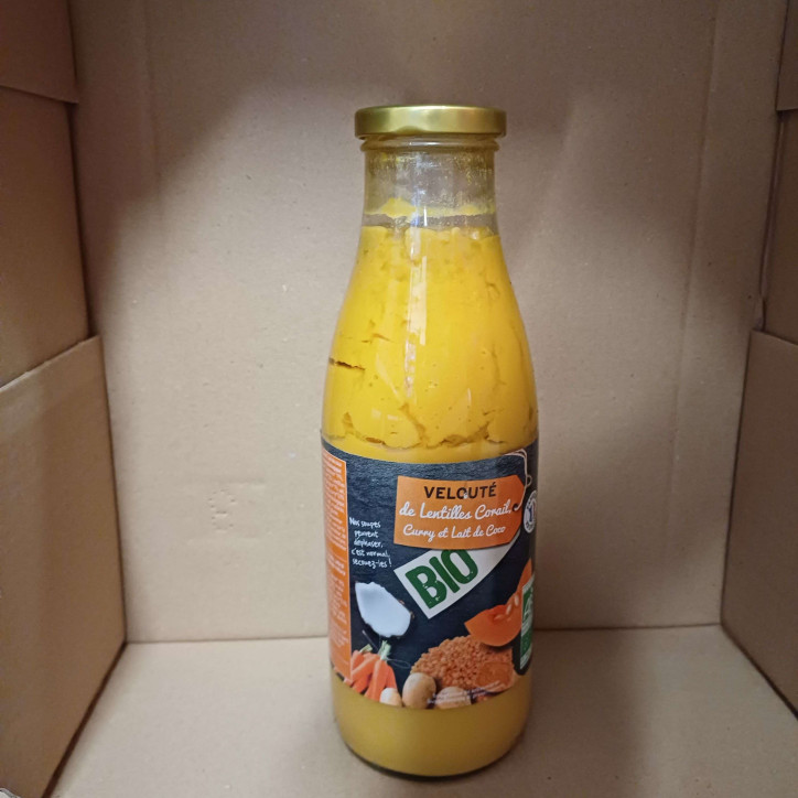 VELOUTE BIO LENTILLE CURRY COCO 73CL