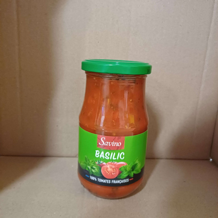 SAUCE BASILIC SAVINO 350GR