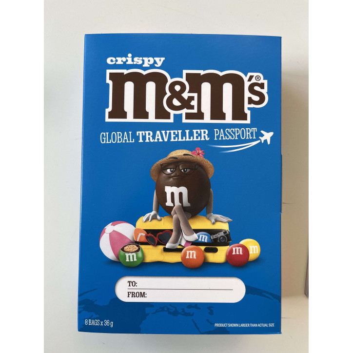 M&M'S CRISPY PASSPORT 288 GRS 