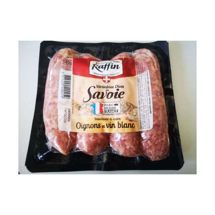 SAUCISSE DE SAVOIE RECETTE DE SAISON 340 GRS 