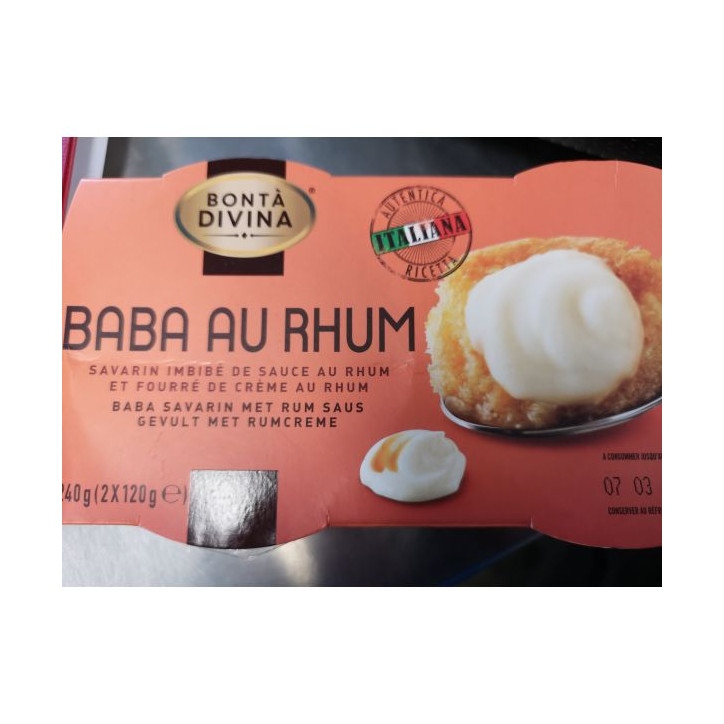 BABA  AU RHUM 240GRS 